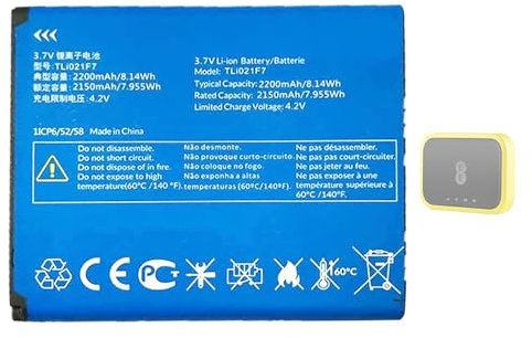 Aousavo TLI021F7 Batterie de rechange compatible avec Alcatel EE70 EE70VB TLI021F7