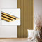 Wandpaneele & Deckenpaneele Desiwa 14er-Set in Gold Schwarz 10,7x262 cm