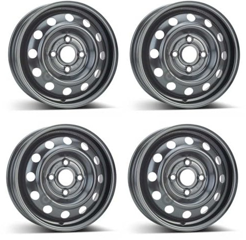 4x Alcar Stahlfelgen 4-2490 4.0Jx13 ET46 4x100 kompatibel mit Hyundai i10