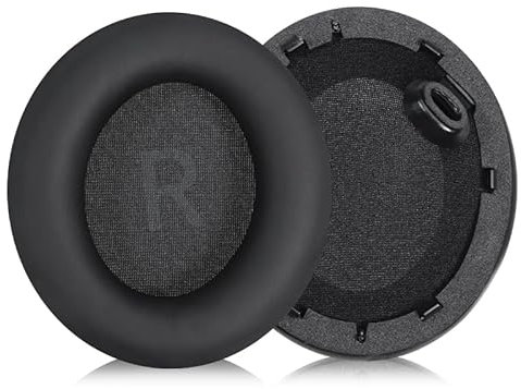 Earpads Compatible with Anker Soundcore Soundcore Space One, S1 Replacement Ear Cushion Pads Protein Leather, Ear Cushion Pads for Space One Headphone, Black