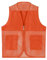 2025 - Kinder Unisex Mesh Atmungsaktive Angelweste Taschen Fotografie Reise Wandern Weste Jacke Für Erwachsene Jugendliche Kleinkinder T Shirt Jungen (Orange, 8-9 Years)