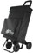 Various Carrito de Compra Plegable con Bolsa Térmica Impermeable y 4 Ruedas,Ligero, 105x44x38cm,40 litros,Resistente y Reutilizable – Negro