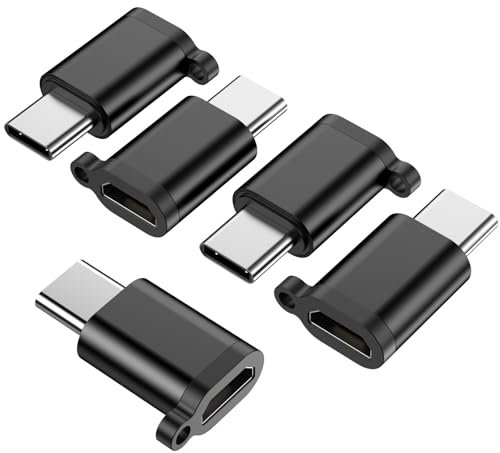 (5Pack) USB C to Micro USBAdapter, USB-C Male to Micro USB Female Adapter Support Data Transfer & Charging Compatible with Samsung Galaxy S10 S9 S8 Plus iPhone 15/15 Pro/15 Plus/Note 9/8 etc