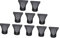 TOPPERFUN 10 pezzi Ugelli Asciugacapelli Beccucci per Phon Riutilizzabili Attacco Piatto per Styling Design Lucida