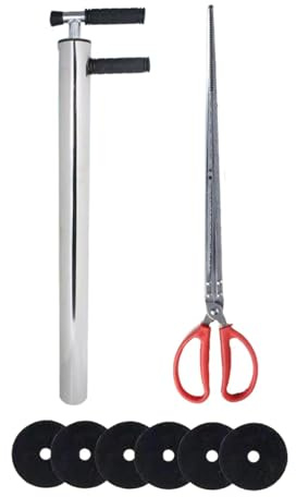 getuse Shrimp Pump with Tongs Seafood Catching Device Multipurpose Portable Fishing Equipment with Grip Handle Clam Pump