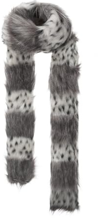 FakeFace Kunstpelz-Schal Pelzkragen Stola Damen Lang Fellschal 190cmWinter Warmer Fellkragen Y2k Pelzchal Hochzeitsschal für Abendkleid Lange Fellstola Halswärmer Winterschal