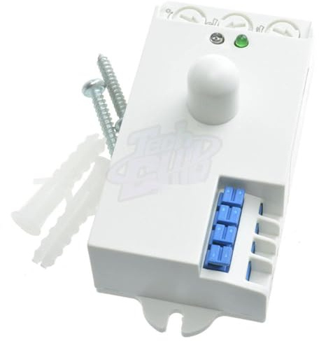 DC 12V-24V 5.8GHz Microwave Radar Sensor Induction Switch Body Motion HF Detection Light With Adjustable