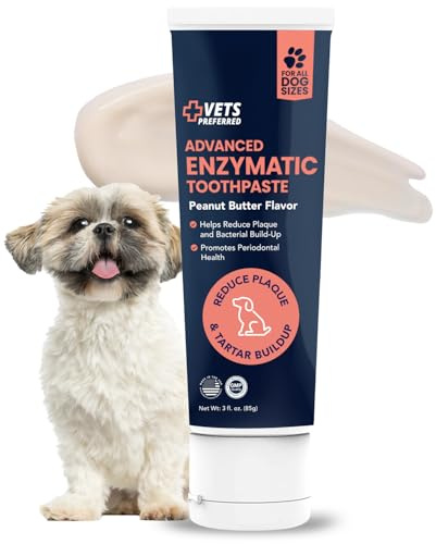 Enzymatic Dog Toothpaste for Teeth Cleaning & Dental Care, 3 oz