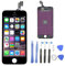 LCD Touchscreen für Apple iPhone 5S/iPhone SE 4.0, LCD-Display am Gehäuse für iPhone 5S Schwarz +Komplettes Werkzeug