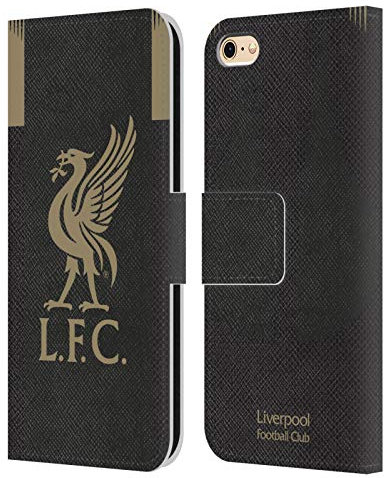 Head Case Designs Officially Licensed Liverpool Football Club Home Goalkeeper 2019/20 Kit Leather Wallet Case Compatible With Apple iPhone 6 / iPhone 6s