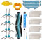 Accesorio para Cecotec Conga 1390 Cecotec Conga 1290 Robot Aspirador Repuestos Paquete de 1 Cepillo principal, 8 filtros Hepa, 8 cepillos laterales, 2 trapos de fregona, 2 herramientas de limpieza