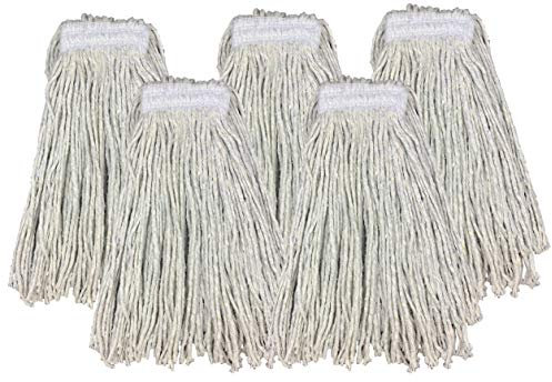 Kentucky Mop Head Replacement Commercial Mop Heads for Heavy Duty Industrial Use - Large Size Cotton PY Yarn 16oz 450 Gram (5)