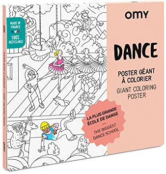 OMY Poster géant à colorier dance by