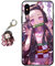 Staremeplz Compatible with iPhone XS Max Case Anime Design [With Figure Keychain], Soft Silicone Flexible TPU Animation Phone Case for iPhone XS Max