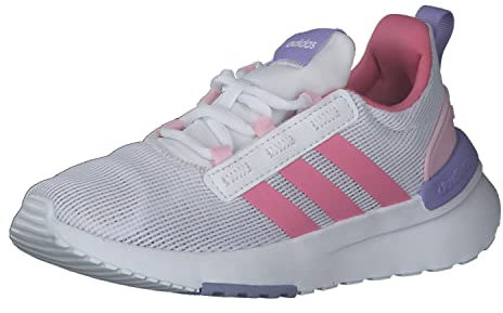 Adidas Racer TR21 K, Sneaker, Ftwr White/Rose Tone/Clear Pink, 38 EU