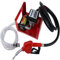 OUKANING 45l/min Dieselpumpe Selbstansaugend Heizölpumpe selbstansaugend Kraftstoffpumpe Ölabsaugpumpe Mit Zählwerk,4m Schlauch,Automatik Pistole 230V