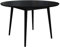 Mirjan24 Esszimmertisch Sofilia, Runder Tisch für Küche, Esstisch, Kaffeetisch, Modern Küchentisch, Tisch für Esszimmer, Buchenholz (schwarz, Modell Ø 120 cm)