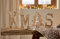 Dekoleidenschaft Schriftzug Xmas aus Holz im Shabby Look, Weihnachtsdeko, Deko-Buchstaben, Holzbuchstaben, saisonale Tischdeko, Dekoschriftzug, weihnachtsschmuck zum hinstellen, Holzschriftzug