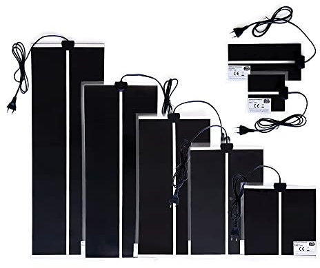 Terra Exotica Terrarium Heizmatte Standard - 5W, 7W, 14W, 20W, 28W, 35W, 45W - Wärmematte fü Terrarien (35 Watt - 65 x 28 cm)