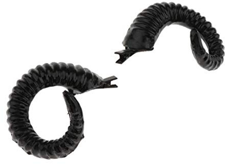 Jojomis Ram Horns Haarabdeckung Haarspange Dekor Damen Haarspange