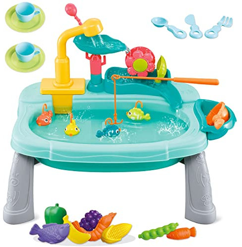 Giocattolo per lavello da Cucina Giocattoli per lavello da Cucina, Sistema Automatico di Ciclo dell'Acqua, Giochi di finzione per Ragazze e Ragazzi