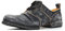 OSSTONE Stivali da motociclista da uomo Vintage Setolato Nero Caviglia Camminare Moda Lace-Up Pelle Chukka Stivali Uomo Scarpe Casual OS-6015-1-E-10-R