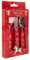 YöL Christmas Kids Santa And Nutcracker 3 Piece Cutlery Set Xmas Toddler Stocking Filler
