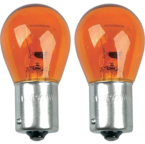 AURUM 4 Stück Blinkleuchten Blinkerbirnen Glühbirnen Orange 12V 21W BAU15s versetzte Pins