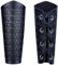 GORGECRAFT 2Stk Lederstulpen-Armband Schwarzes Leder Armschutz Mittelalterliches Gebirgsmuster Rüstungsarmschienen Retro-Verstellbares PU-Lederarmband Rüstungsmanschette Für Halloween-Ritter-Cosplay