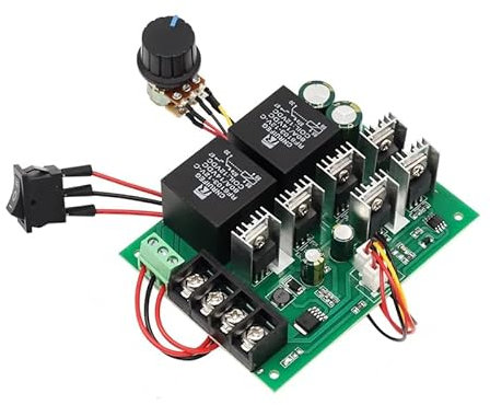 GERUI DC 9-50 V 40 A Motor Controller, DC Motor Drehzahlregelung Reversible Controller 12 V 24 V 36 V 48 V 2000 W Leistung Reversible