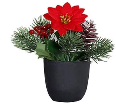 MICA Weihnachtsstern - ca. 15 cm Weihnachtsdeko, Winter Dekoration