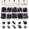 mankk 400PCS Computer Standoffs Screws Assortment Kit Motherboard Screws for HDD Hard Drive,PC Case,PC Fan,ATX Case, SSD,CD-ROM,Used for DIY PC Installation and Repair M-138-BK-400PCS