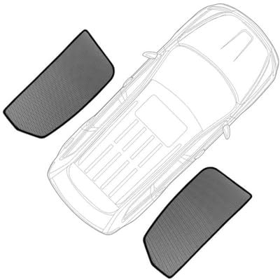SYLTER Parasol Coche para Citroen para Grand C4 para Picasso 2013-2023 Coche Magnético Parasol De Ventana Lateral Parasol De Malla Parasoles Coche(2PCS Rear)