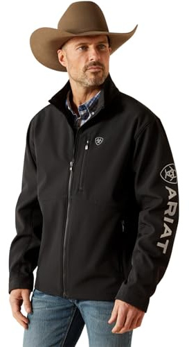 ARIAT Logo Softshell Jacket, Black, X-Large