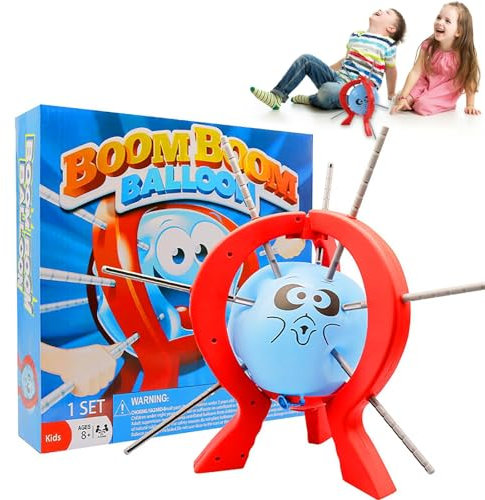 Balloon Popping Game,Balloon Burst Game for Kids and Families,Interactive Party Game with 20 Balloons, Activity for Children Aged 8 and Up Interactive Family Game, Perfect for Parties & Gatherings