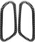 Kohlefaser-Rahmenabdeckung, Zierleiste, Zubehör, Dekoration, kompatibel mit VW Scirocco 3. 2008–2017 (Türgriff 01)
