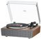 XJ-HOME Giradischi con Altoparlanti Alti/Bassi, Bluetooth HiFi con Pickup AT-3600L MM, Preamplificatore Fono, Trasmissione a Cinghia a 2 Velocità, AUX in/RCA Out