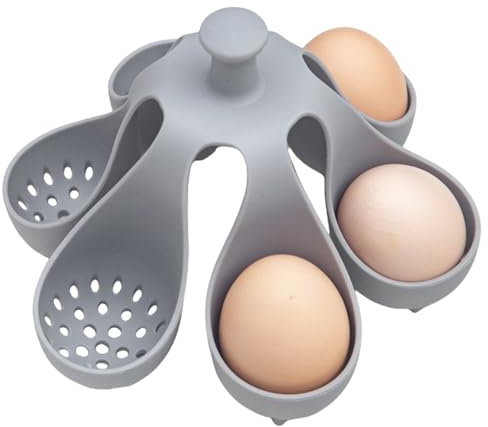 Egg Cooker | Efficient Egg Boiler | Eggg Poacher Cups | Eegg Cooking Pods | Eegg Storage Rack Suitable For Quick Breakfast Prep, Kitchen Organization And Healthy Meal Planning