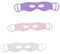 FRCOLOR Masque Oculaire Silicone Réutilisable 3Pcs Ergonomique Masseur Portable pour Hommes et Femmes Accessoire de Massage Oculaire