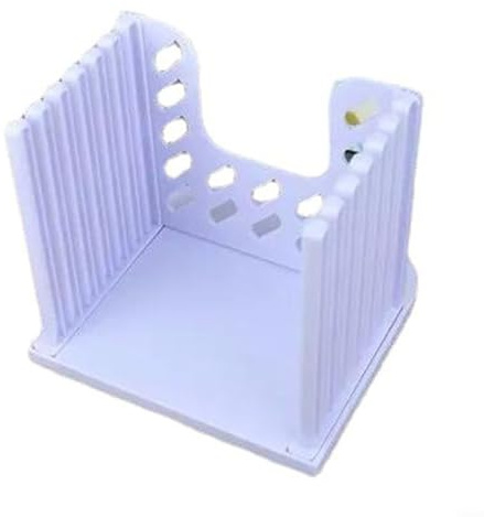 Space Efficient For Foldable Bread Slicer with Crumb Catcher Tray Make Your Baking