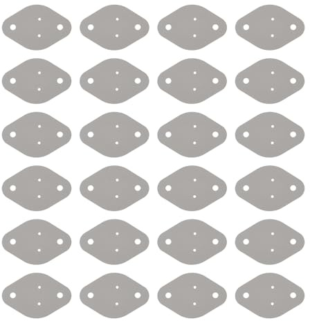 eMagTech Lot de 100 Pads Isolants Thermiques en Silicone pour Transistors to-3 43 X 30 X 0,3 Mm Compatible avec Les Modèles 2N3055 Et MJ2955