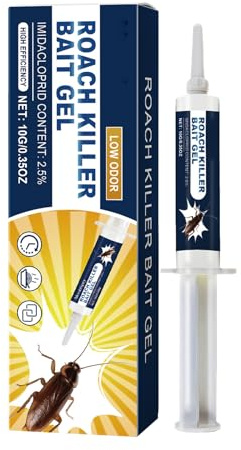 GNAUMORE Cebo Profesional Potente Anticucarachas Gel，Elimina Cucarachas Rápidamente，Gel Insecticida Anti Cucarachas Eficaz al Instante，Gel de Cebo de cucarachas