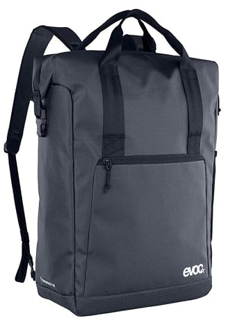 EVOC Tragetasche, 18 l, leicht, wasserabweisend, Rad- und Reiserucksack mit gepolstertem Laptopfach, verstaubaren Schultergurten und vielseitigem Handgepäck-Design für Pendler und Abenteuerbegeisterte