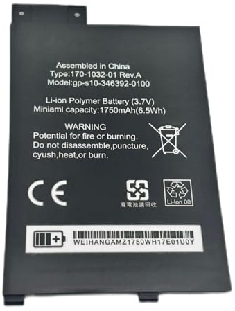 Kaeltsyn Efficient Cell 1750mAh Battery for Ebooks S11GTSF01A D0090 346392-0100 Frequent Readers for Ereader Replacement Battery
