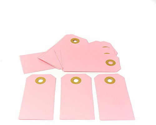 Frau WUNDERVoll® 50 ANHÄNGER ROSA, 5 x 10 cm/Papieranhänger, Geschenkanhänger, Gastgeschenk Hochzeit, Vintage, Geschenk, Etiketten, Tags, Geburtstag, Dekoration