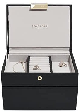 Stackers Schwarz Mini Schmuckschatulle -2