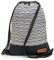 By Bers Leon großer Premium Turnbeutel mit Innentaschen Rucksack Tasche Damen Herren Teenager Gym Bag Draw String 45x34cm für Sport Reise Alltag Einkauf (matrix sw)