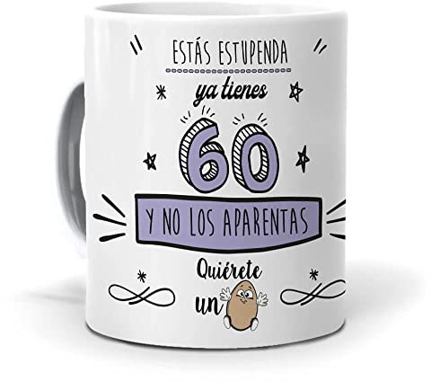 mundohuevo Taza Ya Tienes 60 y no los aparentas