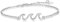 YZSFMZGE Ocean Beach Wave Armband Für Frauen 925 Sterling Silber Verstellbares Sea Welle Armband Damen Silber Schmuck