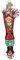 Old World Christmas Ornaments Verspielte Elfe Glas geblasene Ornamente für Weihnachtsbaum